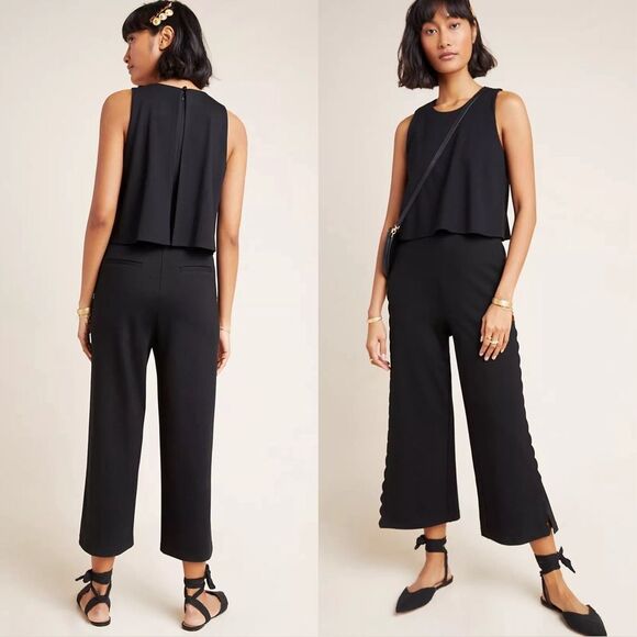 Anthropologie • Freya Scalloped Jumpsuit - Picture 1 of 10
